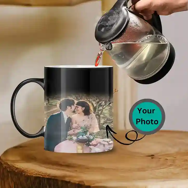 Personalized Magic Mug – Custom Photo Heat Reveal Mug