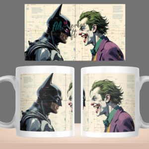 Batman vs Joker Printed Coffee Mu