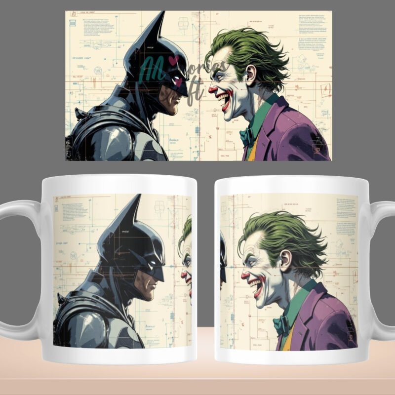 Batman vs Joker Printed Coffee Mu