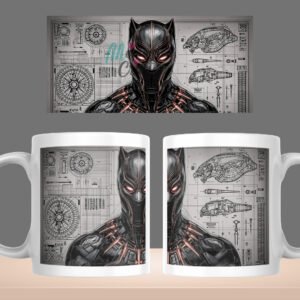 Black Panther Printed Coffee Mug