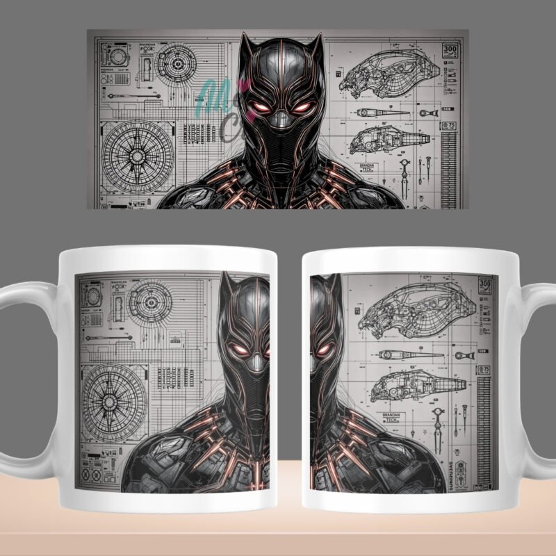 Black Panther Printed Coffee Mug