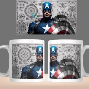 Captain America Printed Coffee Mug